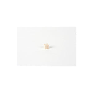 Unpainted Cube: 1 x 1 x 1 cm