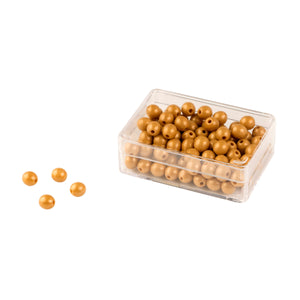 100 Golden Bead Units: Individual Beads (Nylon)