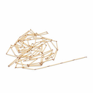 Golden Bead Chain Of 1000: Individual Beads (Glass)