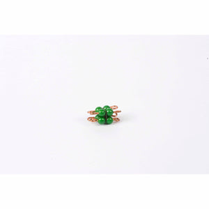 Individual Nylon Bead Cube Of 2: Green