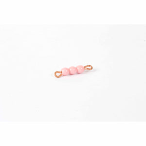 Individual Glass Bead Bar Of 3 : Pink