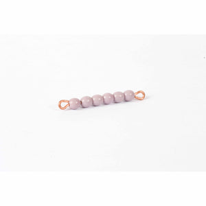 Individual Glass Bead Bar Of 6 : Purple