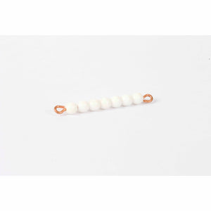 Individual Glass Bead Bar Of 7 : White