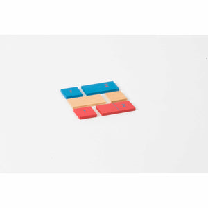 First 2 Strips For Addition / Subtraction Strip Board: Red / Blue / Natural