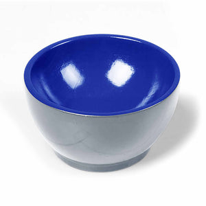 Wooden Cup: Gray / Blue