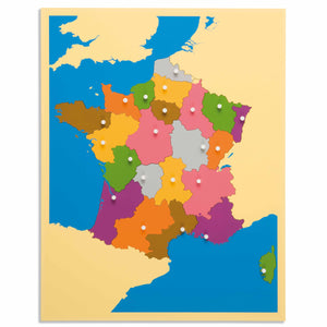Puzzle Map: France