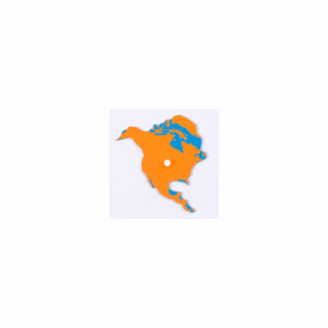 Puzzle Piece Of World Parts: North America