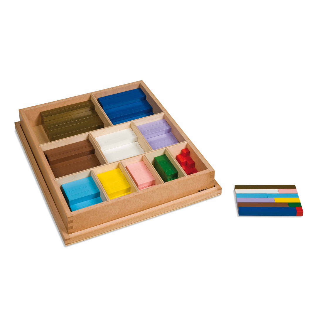 Colored Counting Bars – MontessoriMaterialsAustralia