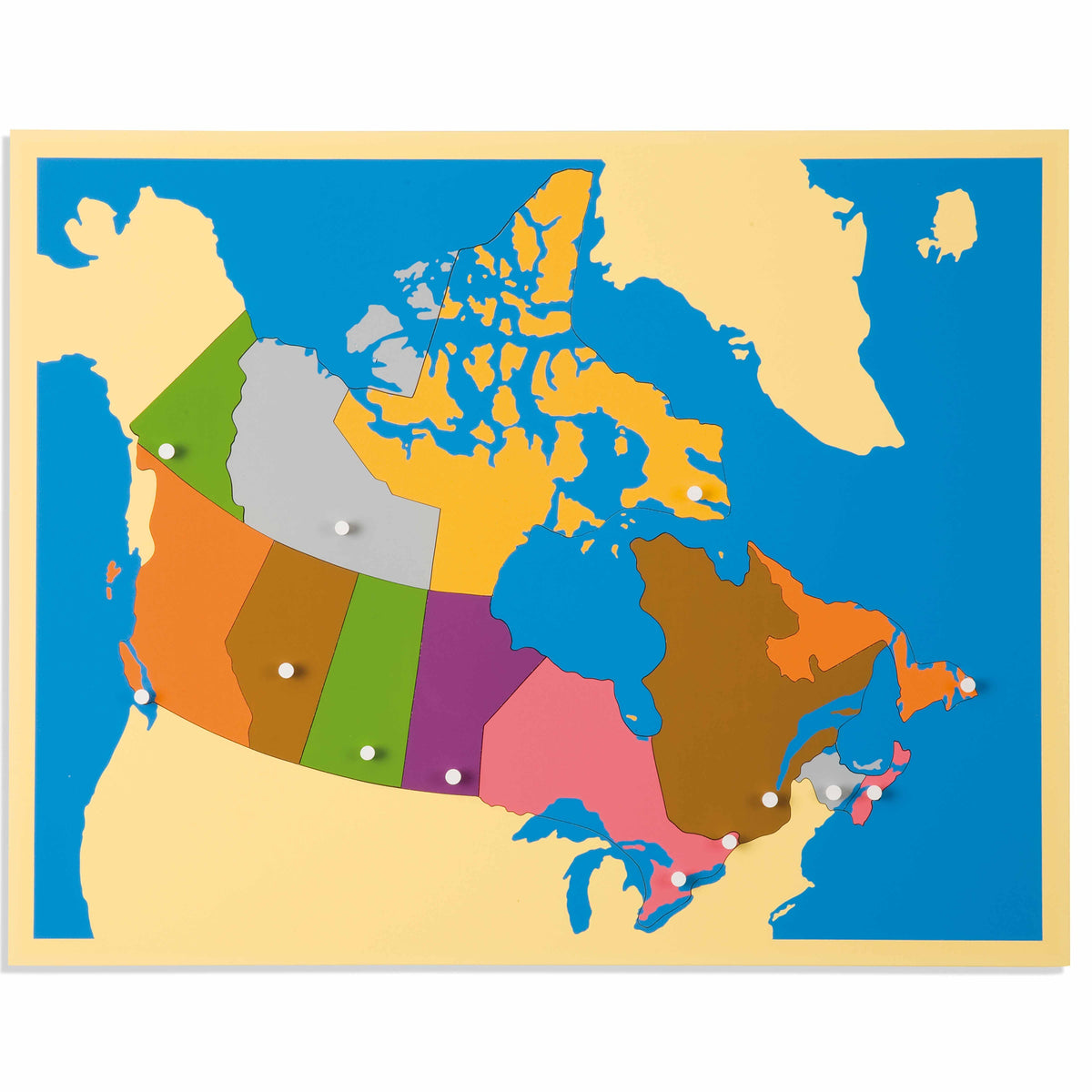 Puzzle Map: Canada – MontessoriMaterialsAustralia