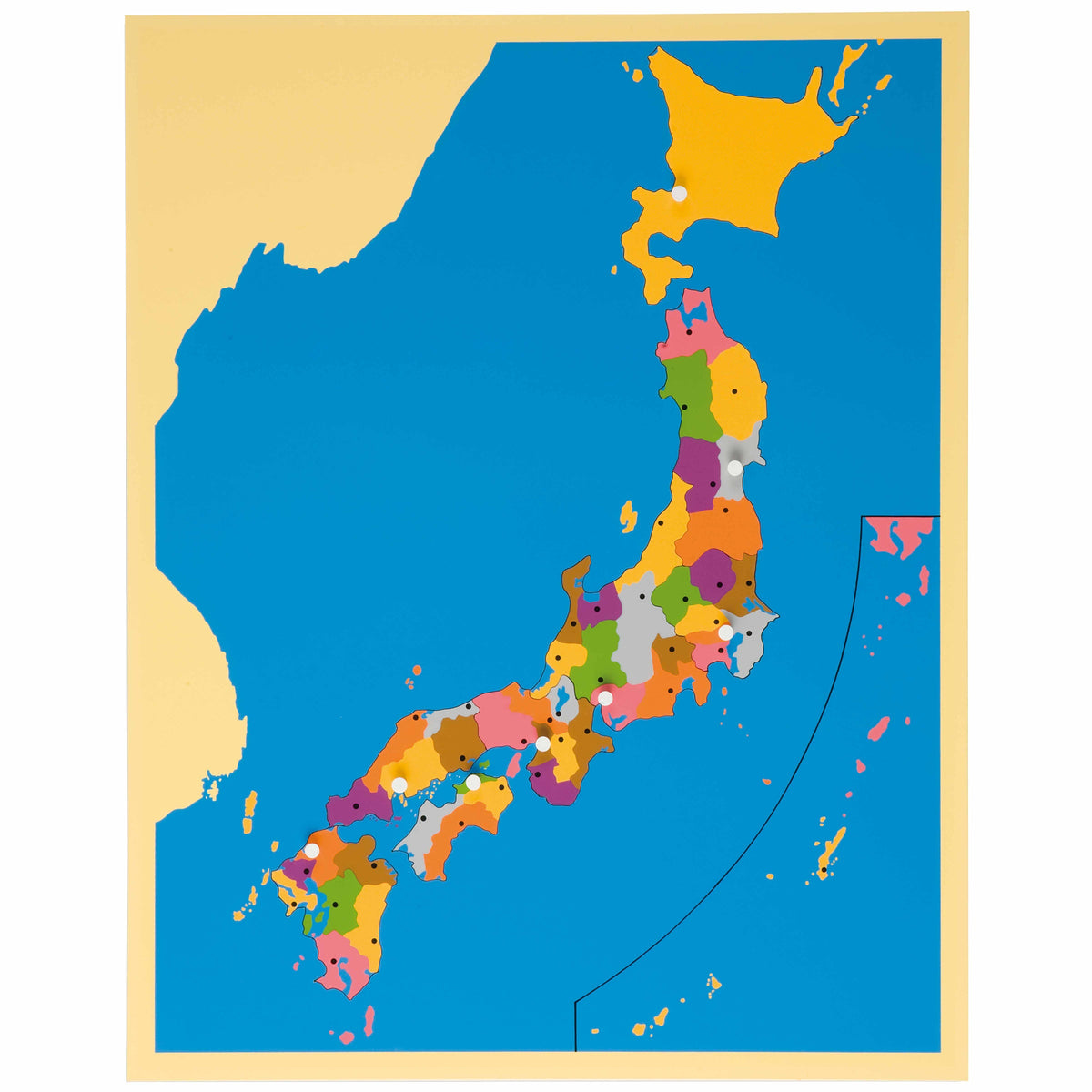 Puzzle Map: Japan – MontessoriMaterialsAustralia