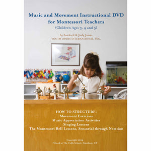 Music And Movement Instructional DVD For Montessori Teachers