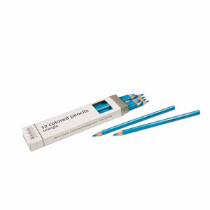3-Sided Inset Pencil: Light Blue